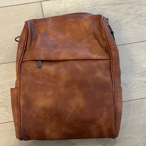 Handbags - Brown Leather Backpack
